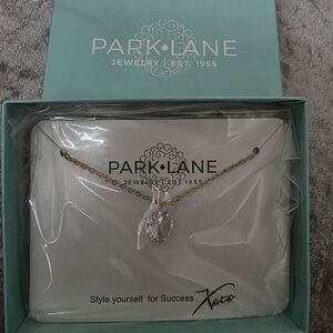 Park Lane Jewelry Gold Halo Necklace